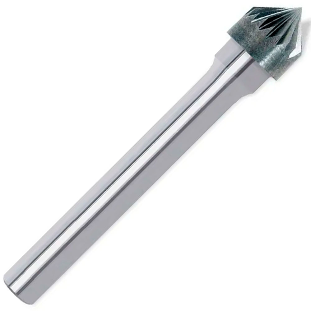 LIMA ROTAT. 12 MM CONICA 90 GRAU P/ METAL DURO