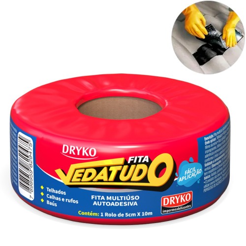 FITA ADES MULTIUSO   5 CM X 1,0 mm X 10 MT DRYKON