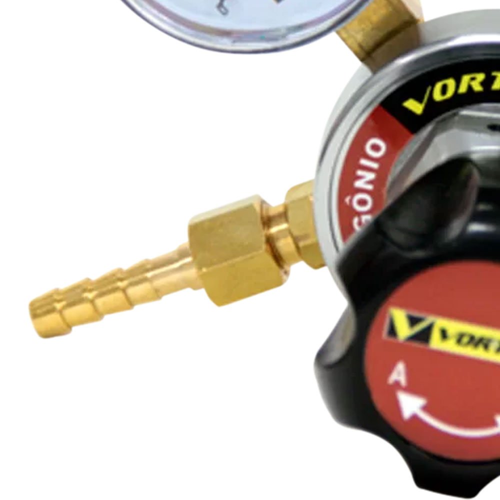 REGULADOR D PRESSAO CILINDRO ARGONIO VT-13 VORTECH