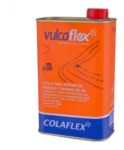 COLA P/ REMENDO PRETA  690 GR VULCAFLEX