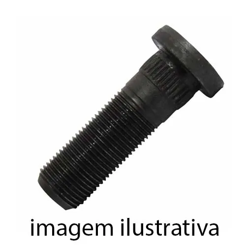 PARAFUSO RODA TRAS. UNF 3/4 X 2.7/8" G-8 C/ RECARTILHADO 20,5MM/13/16