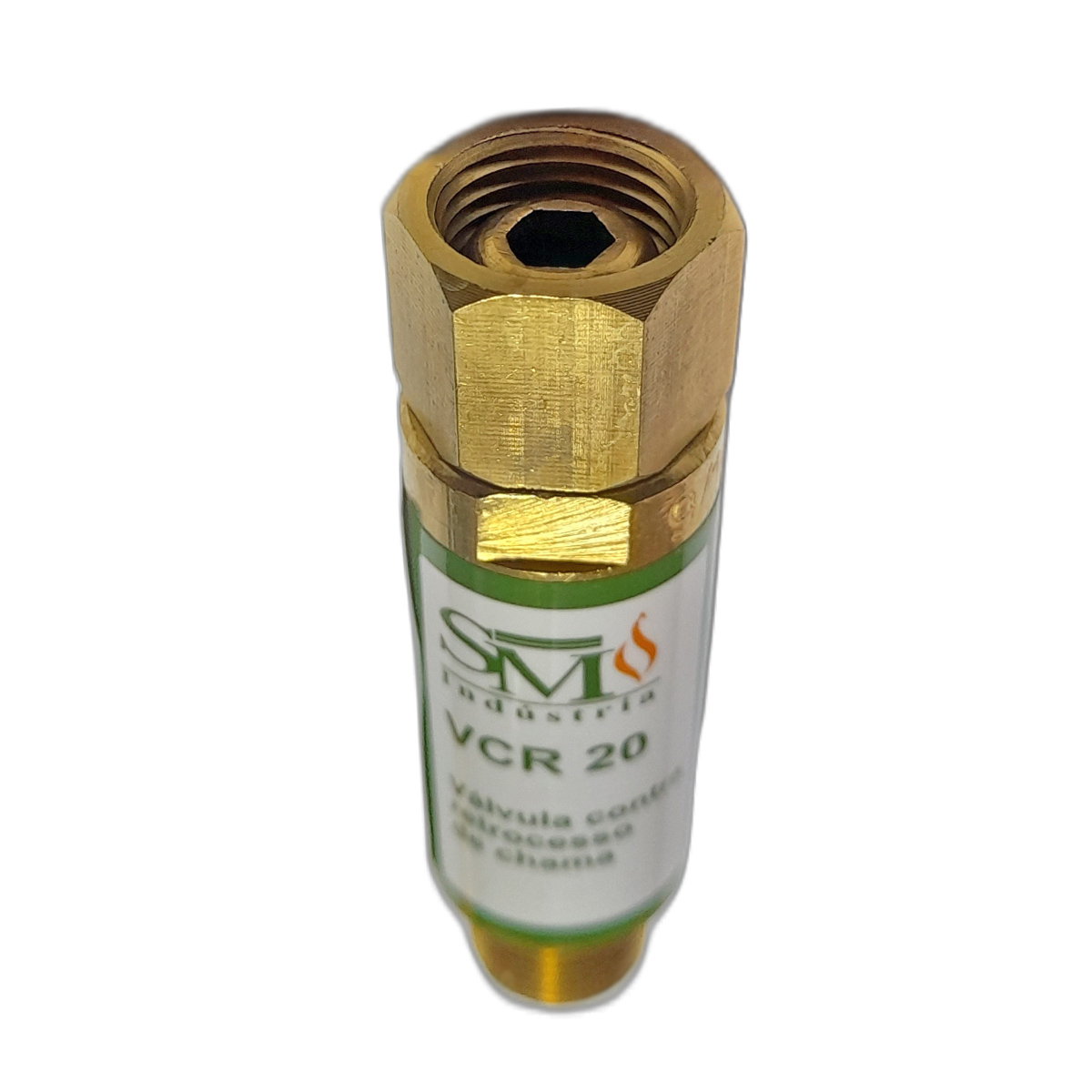 VALVULA CORTE CHAMAS MACAR.VCR-25  OXIGENIO SM