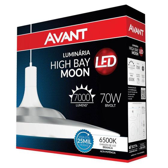 LUMINARIA HIGH BAY MOON 70W 7000 Lm 6500K AVANT