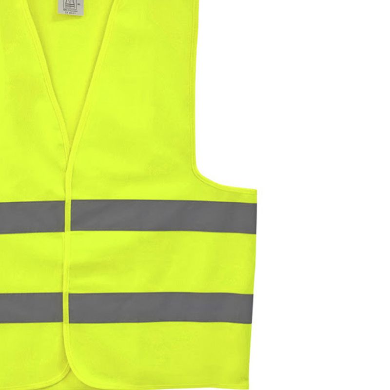 COLETE REFLET AMARELO/PRATA JAQUETA GDE PROTEPLUS