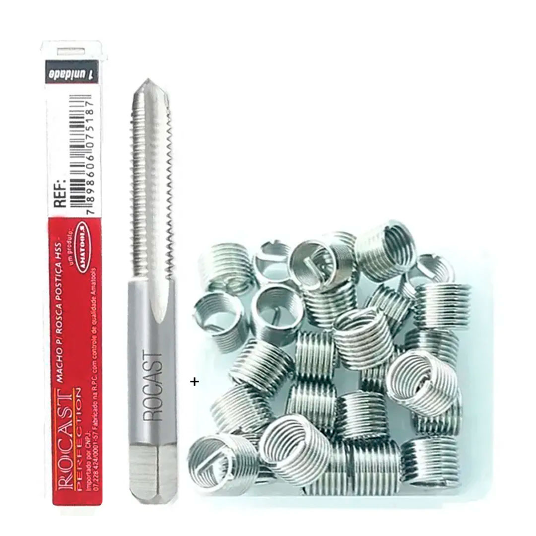 KIT ROSCA POSTICA MA  6,0 MM FIO 1,0