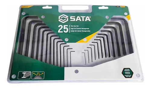 JOGO CHAVE ALLEN 25 PC MM/POL SATA