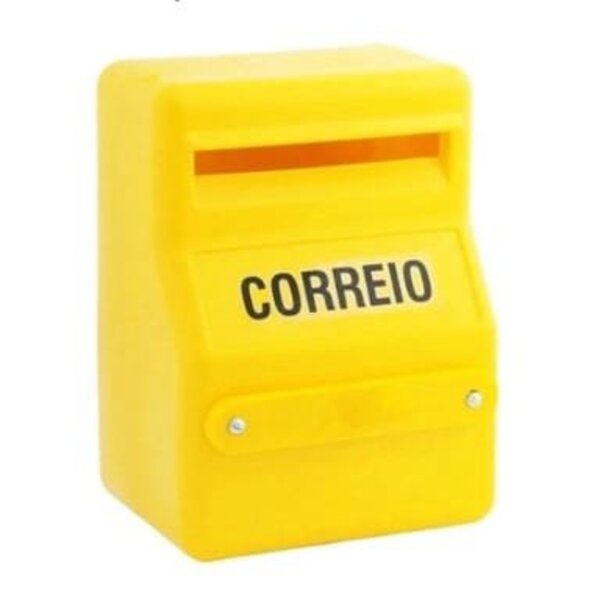 CAIXA P/ CORRESP. GRADE AMARELA PVC