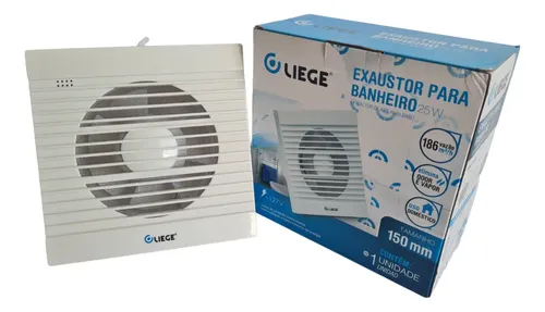 EXAUSTOR BANHEIRO 150 MM 127V LIEGE
