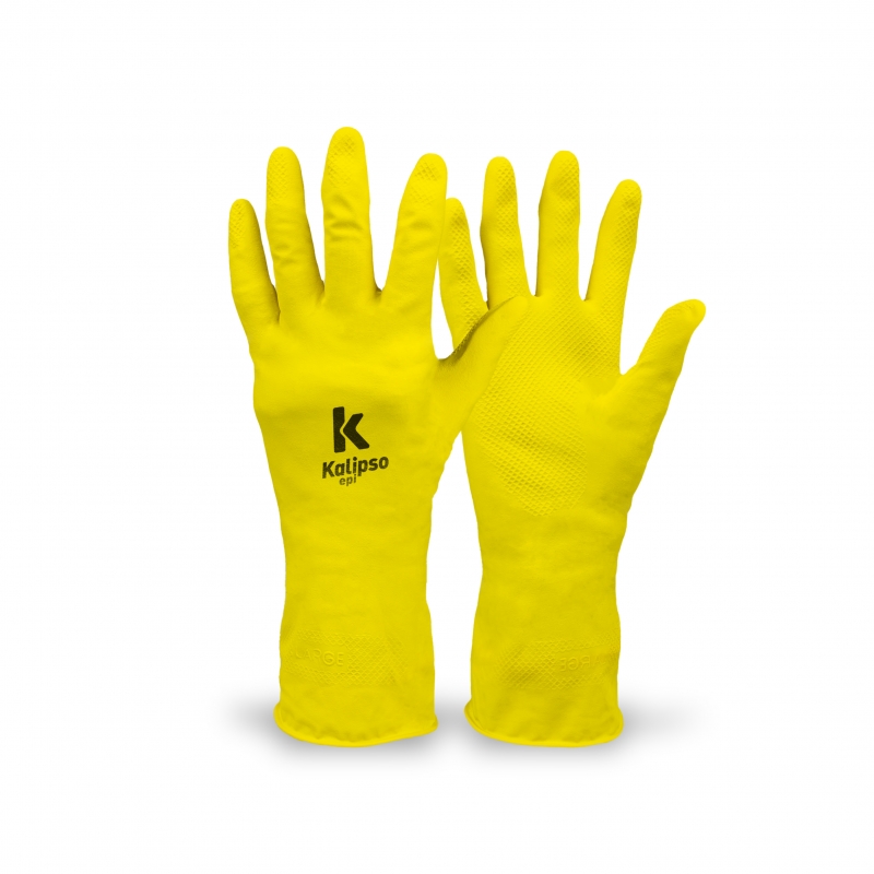 LUVA LATEX AMARELA PEQ C.A 13959 KALIPSO