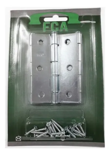 DOBRADIÇA QUADA. Nº 5 #1/4 ZINC. NOVA METAL.
