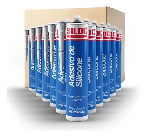 SILICONE ACETICO INCOLOR 274GR SILOC