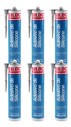 SILICONE ACETICO ALUMINIO 274GR SILOC