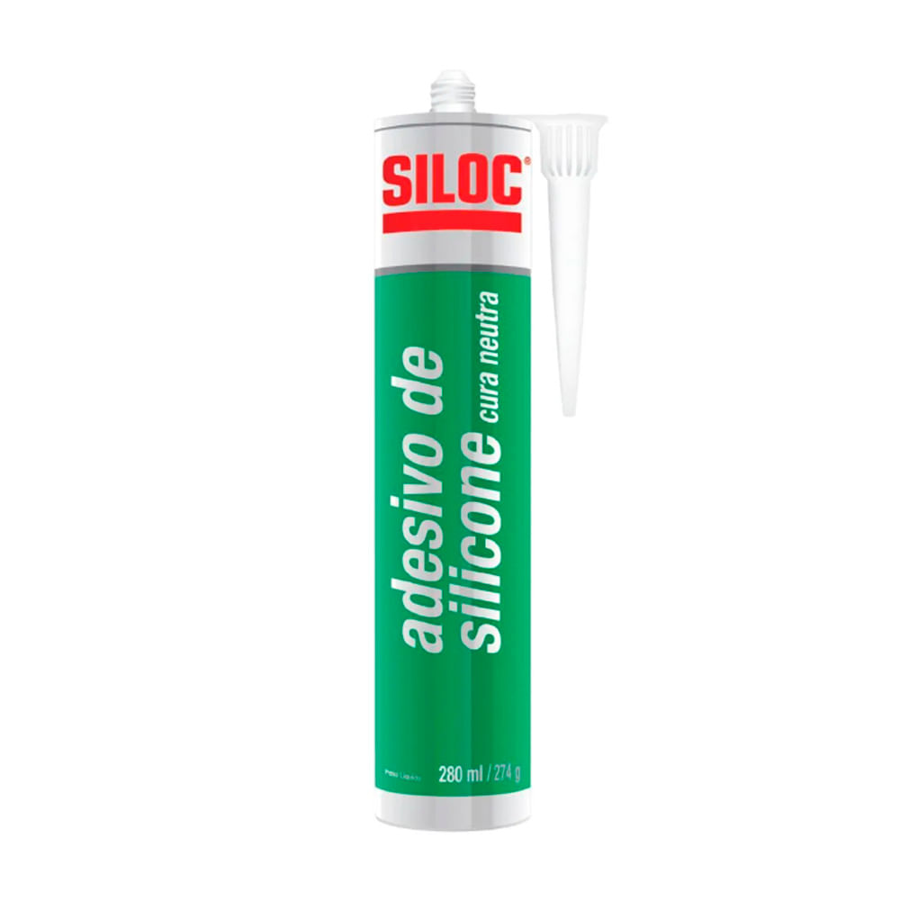 SILICONE ACETICO BRANCO 274GR SILOC