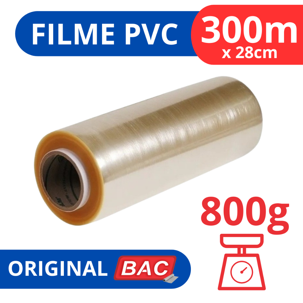 FILME STRETCH P/ COZINHA 28 CM  X 300 MTS - REFIL