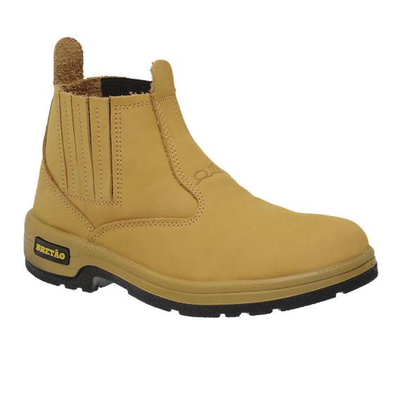 BOTINA 41 750 NOBUK CASTOR MILHO C.A 41.803 BRAZIL BOOTS