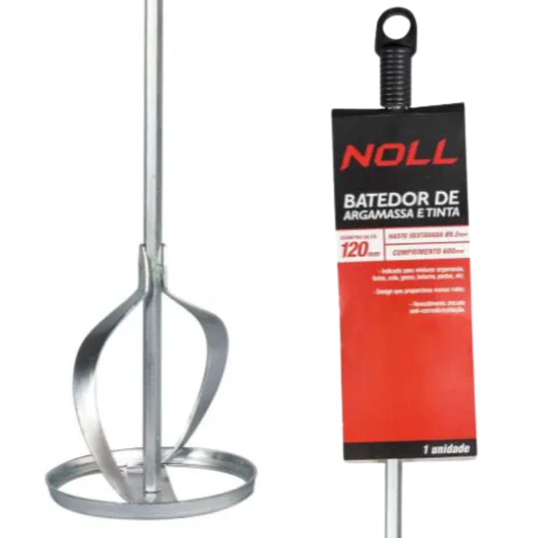 BATEDOR PARA ARGAMASSA E TINTA 120MM NOLL