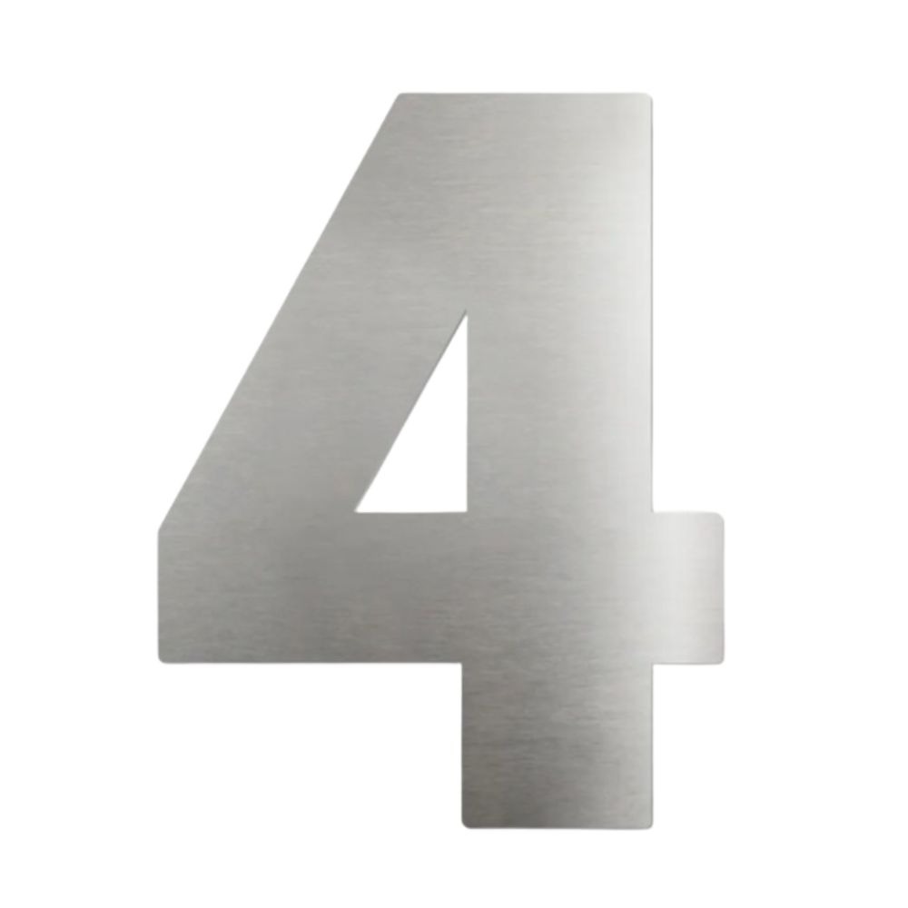 PLACA INFOR.NUMERO 4 ADESIVO