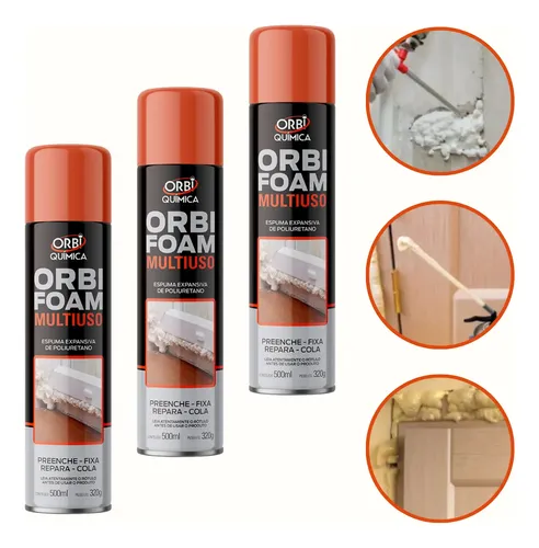 ESPUMA POLIURETANO 320 GR 500 ML ORBI