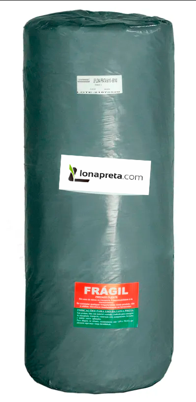 LONA PRATA/PTA  8 X 100 MTS X Rolo c/ 80 KG  6 Meses RB
