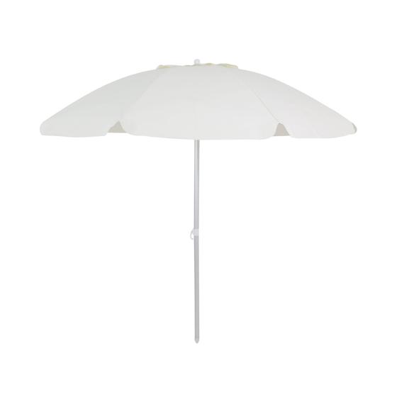 GUARDA SOL BAGUM  2,0 MT CABO ALUMINIO BRANCO BEL FIX