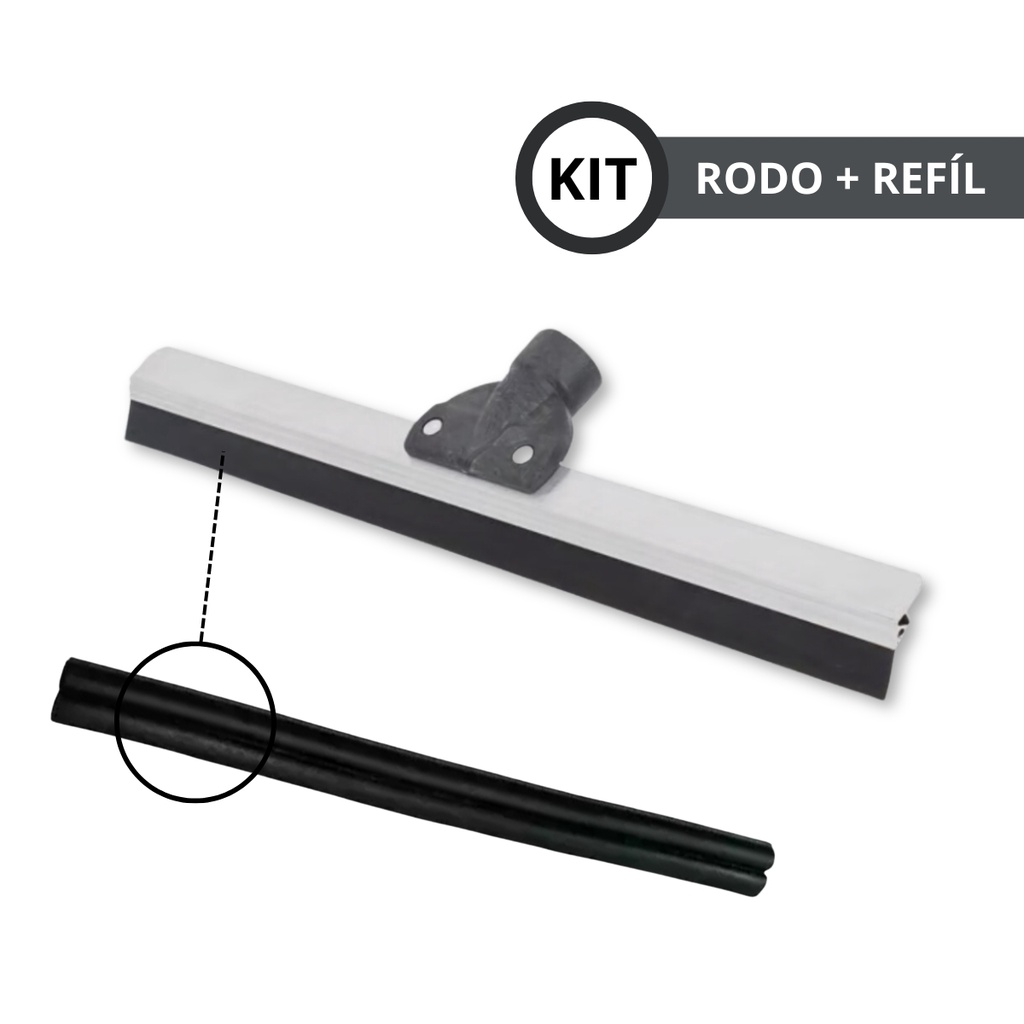 REFIL P/ RODO ALUM. 30 CM AMP