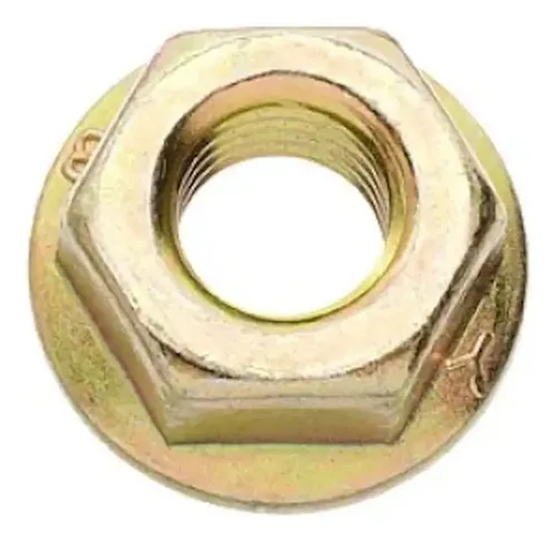 PORCA SEXT UNC 3/8 FLANG BICROM