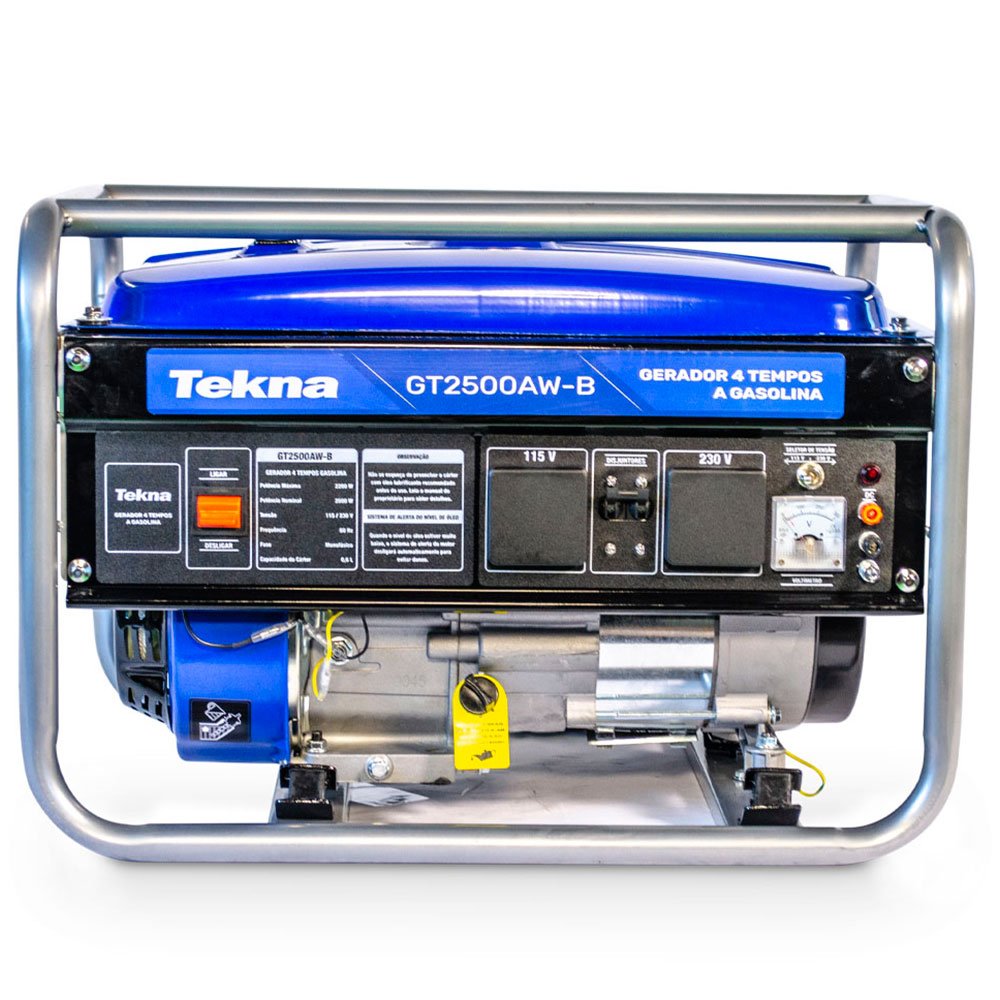 GERADOR GAZOL. 4-TEMPO GT2500AW-B 2200W M.FASICO TEKNA