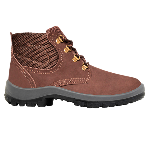 BOTINA 39 AMARRAR 3 GOMO NOBUCK CAFE B.PVC C.A 40099 CRIVAL