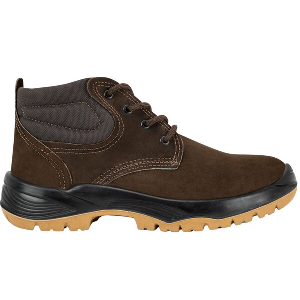 BOTINA 42 AMARRAR 3 GOMO NOBUCK CAFE B.PVC C.A 40099 CRIVAL