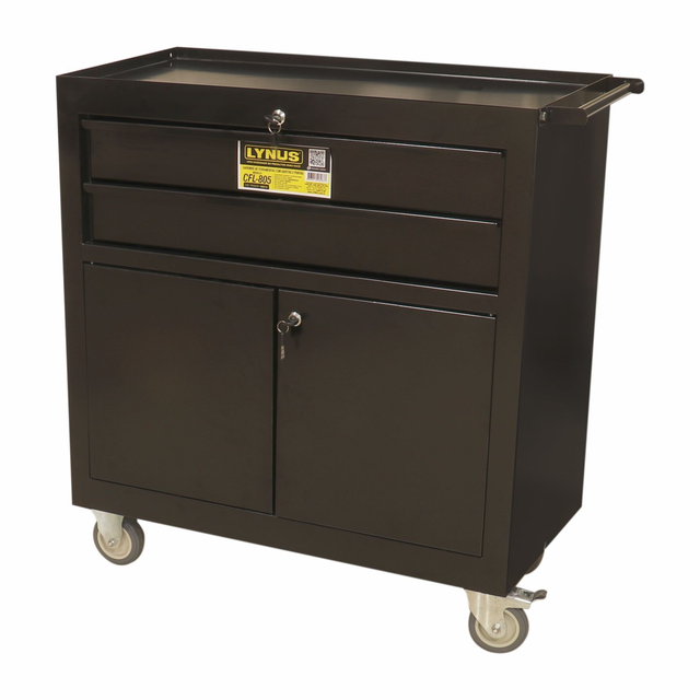 CARRO P/ OFICINA C/ 2 GAVETA C/2 PORTAS CFL-805 LYNUS