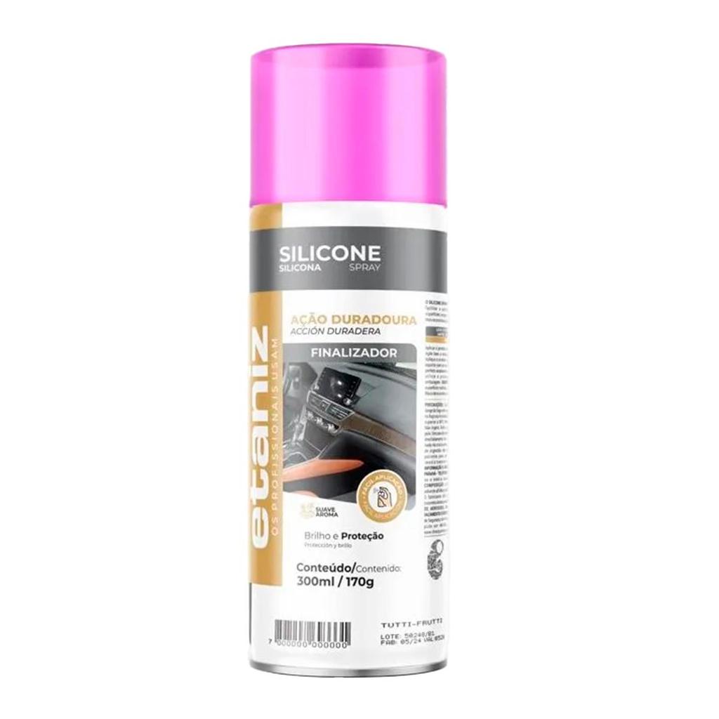 SILICONE SPRAY 300ML/170GR AROMATIZADO TUTTI-FRUTI ETANIZ