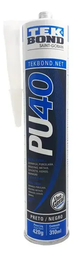 PU40 PRETO 420GR TEK BOND