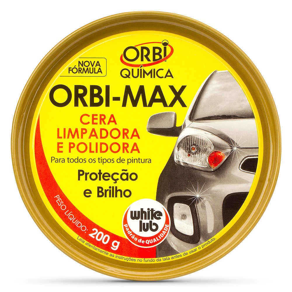 CERA P/ POLIR PASTA 200 GR ORBI-MAX