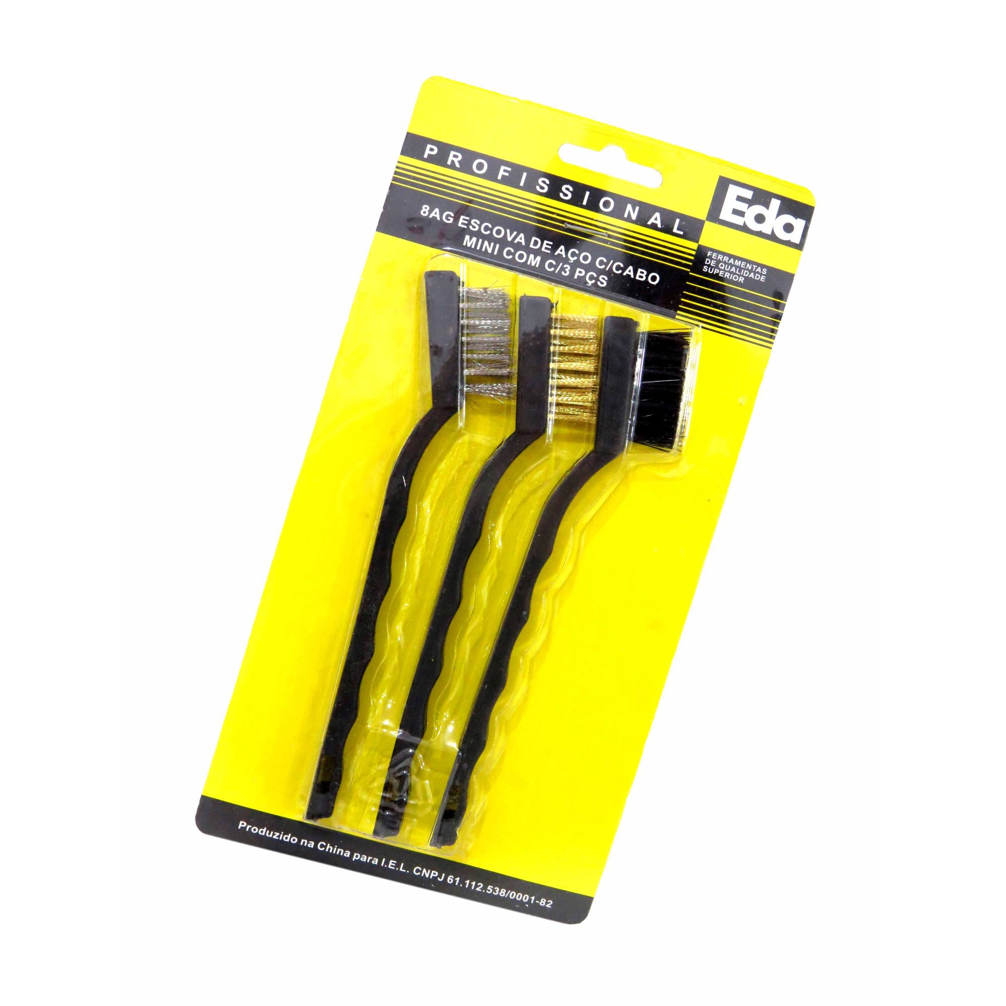 JOGO ESCOVA CIRC. LATÃO 1/4