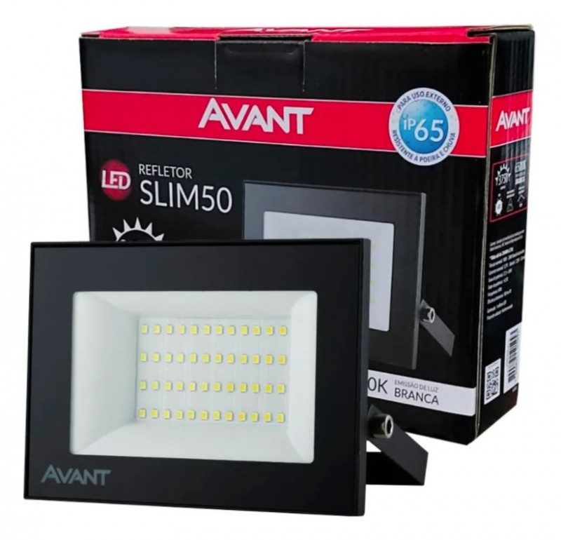 REFLETOR LED SLIM50 BR6500K BIVOLT 3750