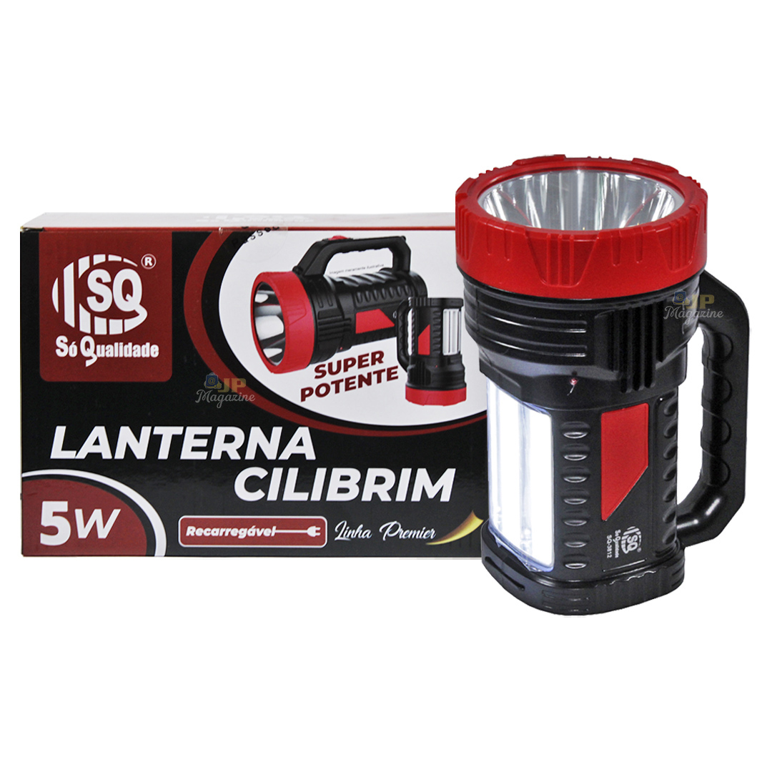 LANTERNA CILIBRIM 5W RECARREGAVEL GR TOPMIX