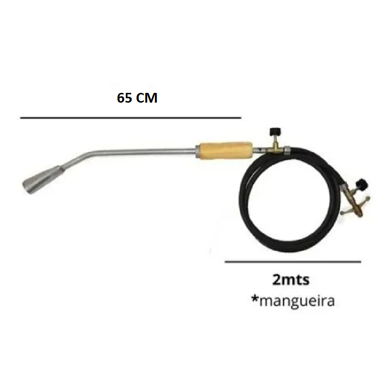 LANCA CHAMAS C/ REG. S/ MANGUEIRA IMPORTADO