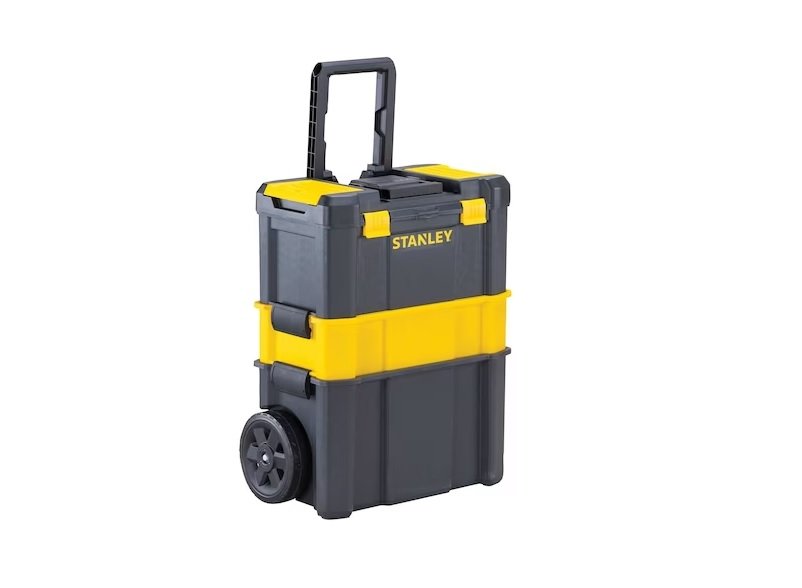 CAIXA FERRAM. PLASTICA C/ RODAS 3 EM 1 ESSENTIAL STANLEY
