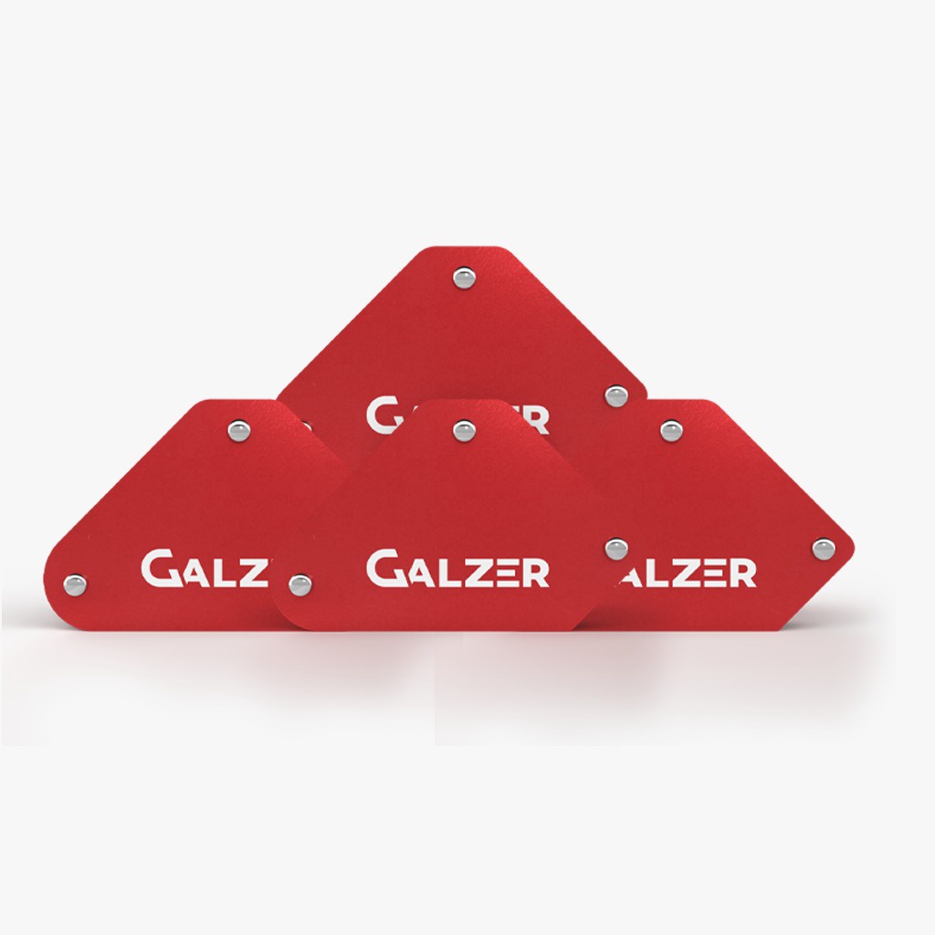 ESQUADRO MAGNETICO  4KG MINI GALZER KIT C/4 GALZER