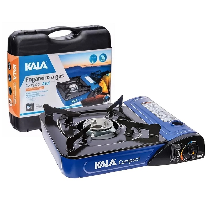 FOGAREIRO A GAS COMPACT AZUL - KALA