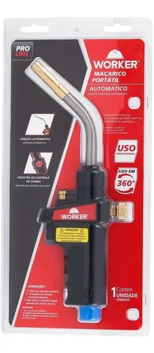 MAÇARICO PORTATIL MAPP PRO AUTOMATICO - WORKER