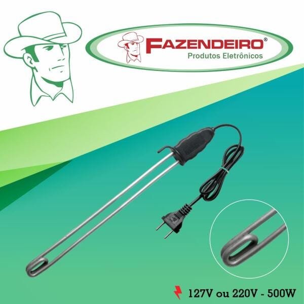 AQUECEDOR DE AGUA 220V X 1000W MOD. CHIMARRÃO TAMBASA