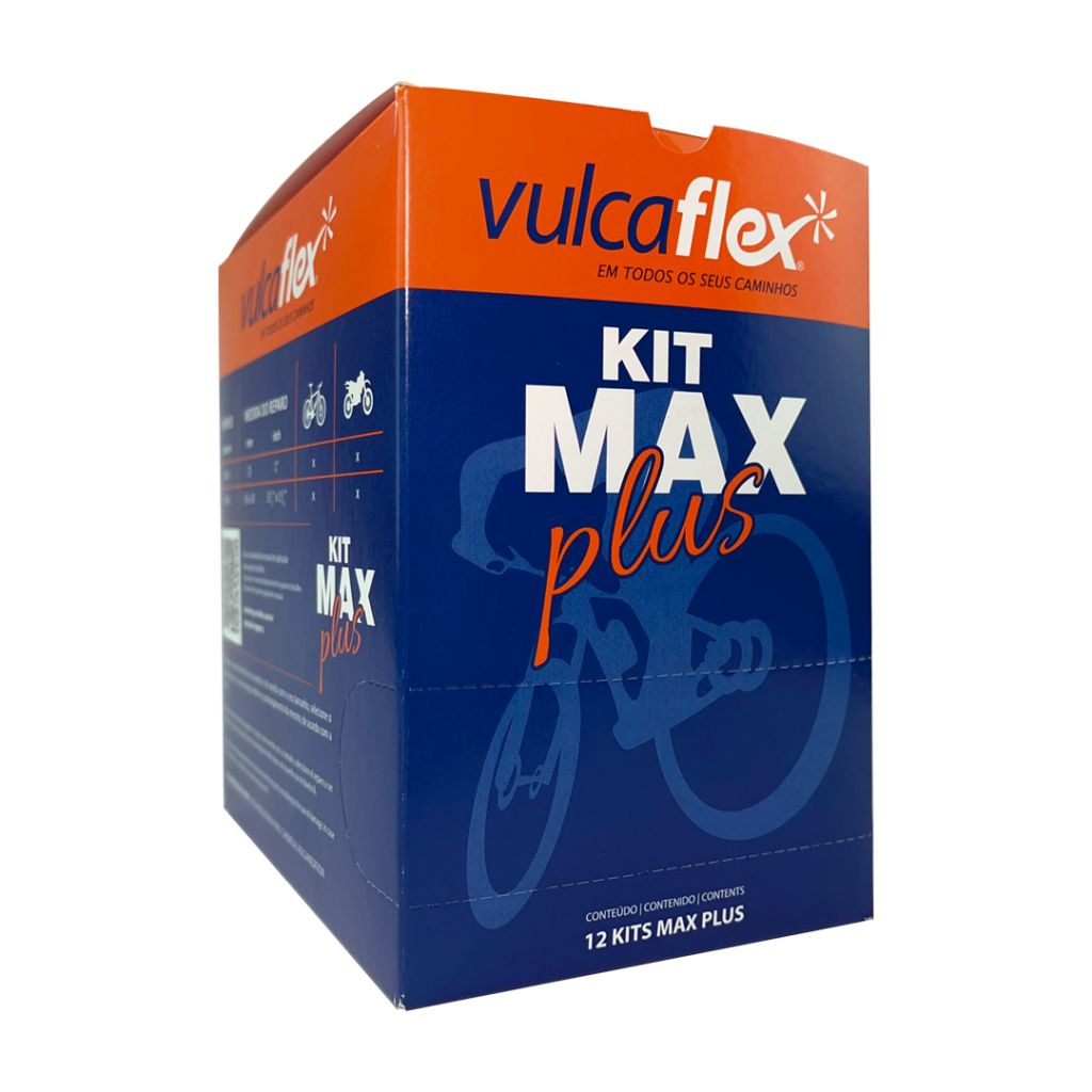 KIT REMENDO P/ BICICLETA MAX PLUS VULCAFLEX