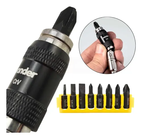 JOGO BITS C/ EXTENSÃO MAGNET. 10 PÇS VONDER