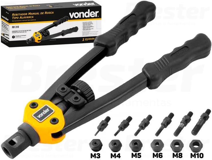 REBITADOR MANUAL P/ REBITE D'ROSCA M3-M10 RR310 VONDER
