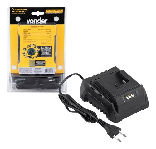 CARREGADOR DE BATERIA 18V P/FERAM. ELETRICAS ICBV1805 VONDER