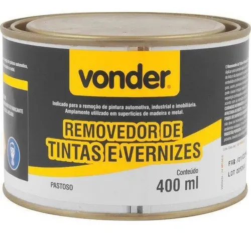 REMOVEDOR DE TINTA E VERNIZ 400 GR VONDER