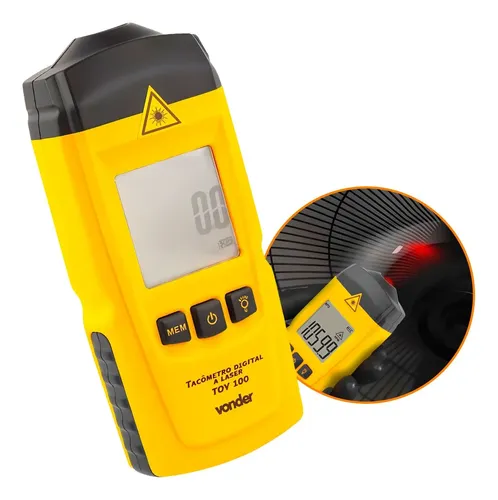 TACOMETRO DIGITAL LASER TDV100 VONDER