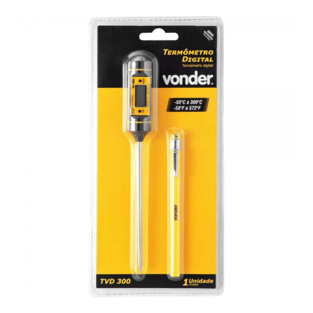TERMOMETRO DIGITAL TIPO ESPETO TVD300 VONDER