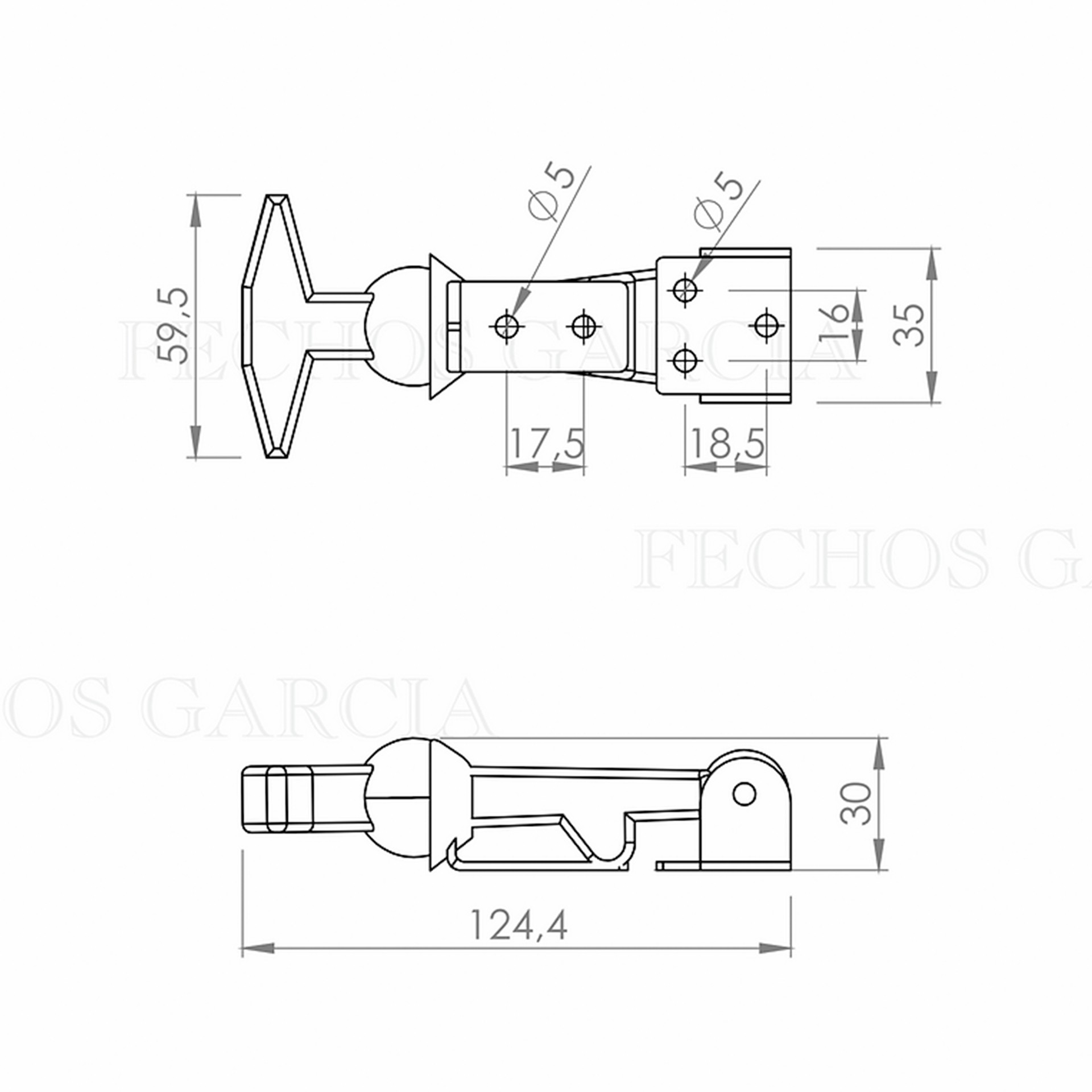 FECHO RAPIDO FY1 ZINCADO GARCIA